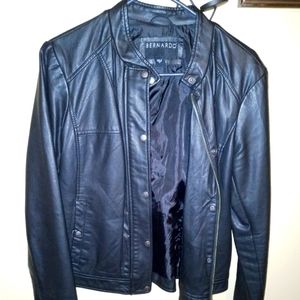Bernardo Faux Leather Moto Jacket